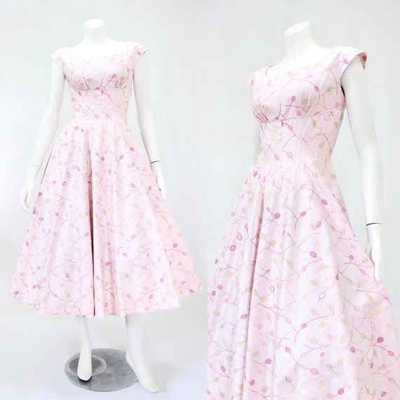 1950s Suzy Perette Dress - 1950s Fit and Flare Dre