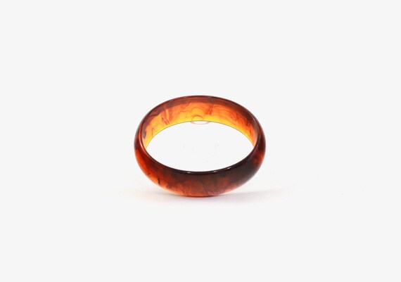 Vintage Bakelite Bangle - Vintage Root Beer Bakeli