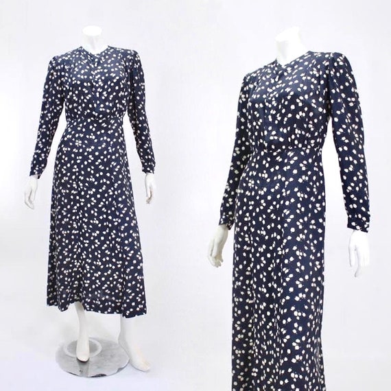 1930s Novelty Print Dress - 1930s Afternoon Dress