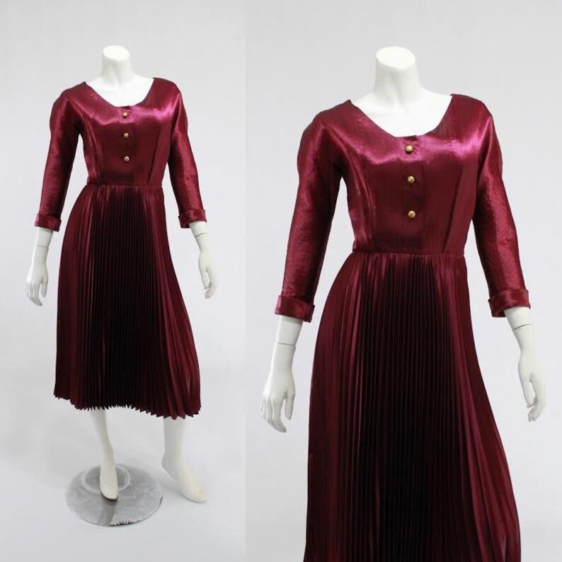 Cranberry Party Dress