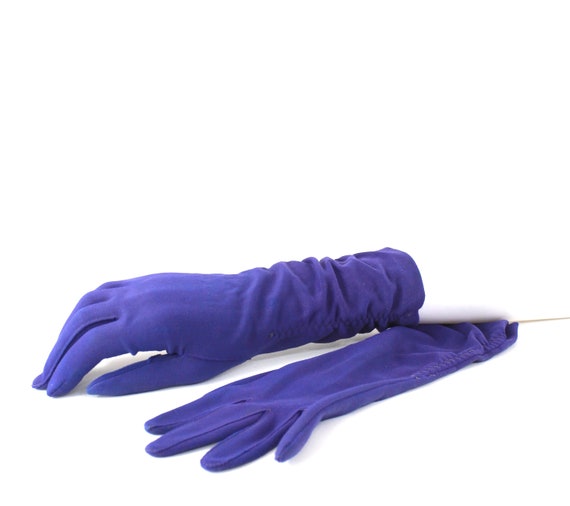 1950s Purple Gloves 1950s Purple Gloves - Vintage