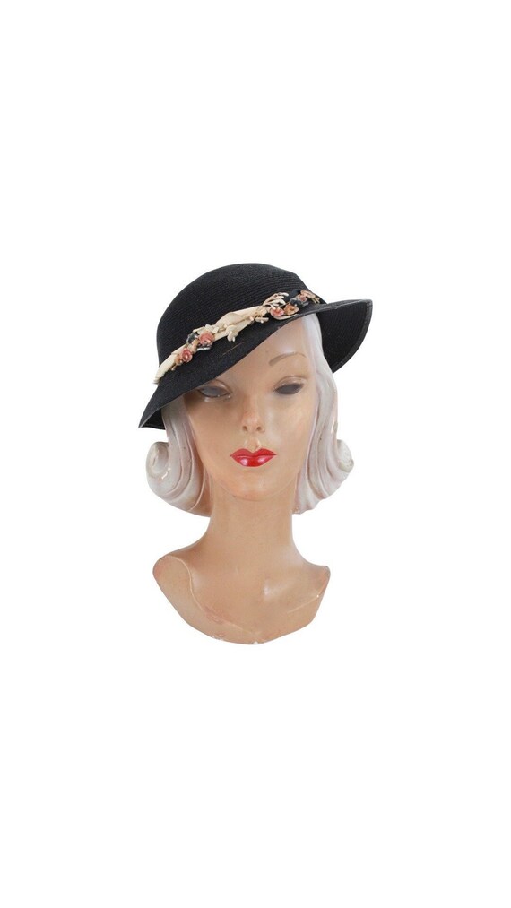 30s straw hat - Gem
