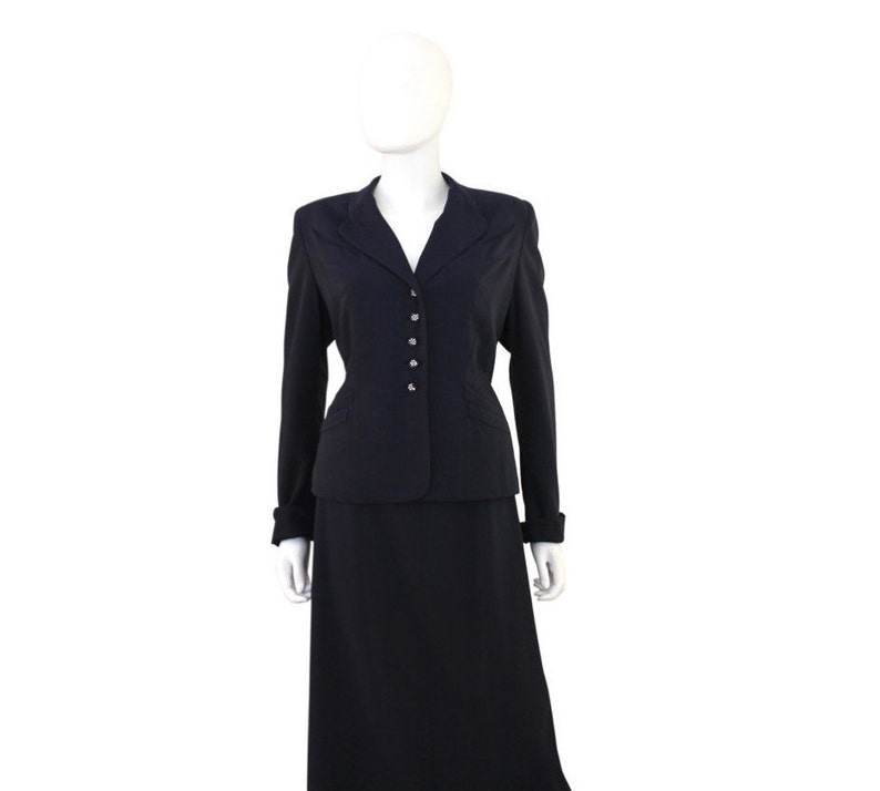 1950s Navy Blue Suit 1950s Wool Suit 1950s Blue Suit - Etsy