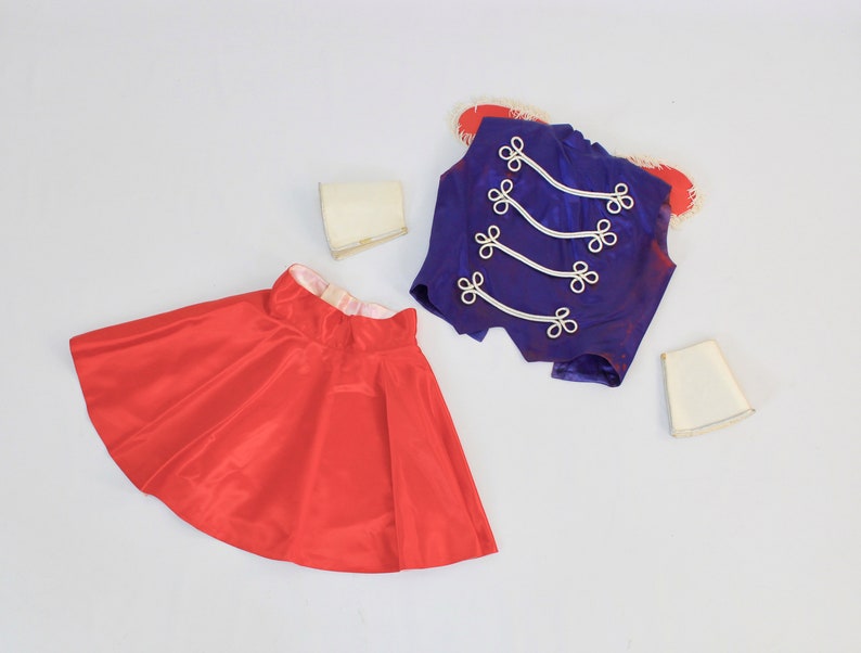 1950s Stage Costume 1950s Halloween Costume Performance Costume Vintage Halloween Costume Size Extra Small Majorette Costume