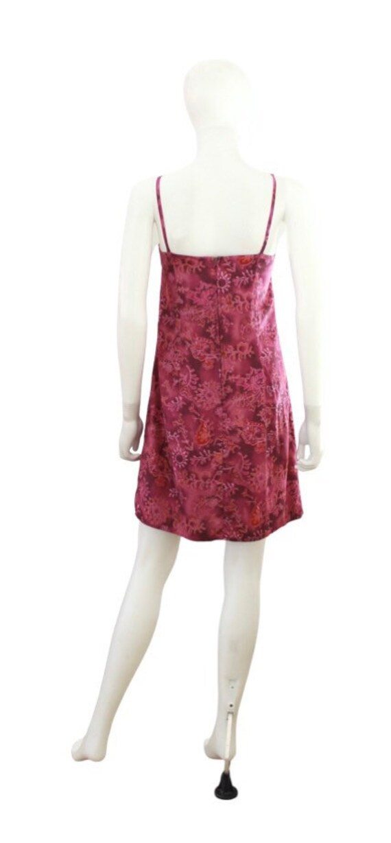 1990s Bold Pink Rayon Sundress - 1990s Sundress -… - image 9