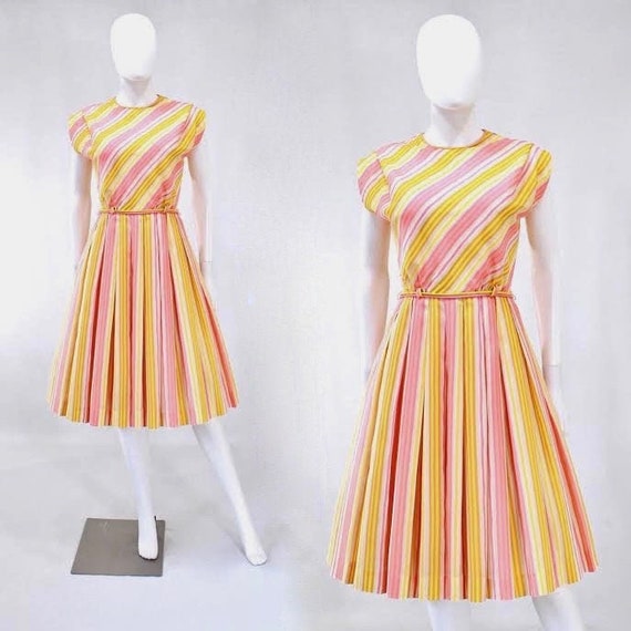 rainbow boucle shift dress
