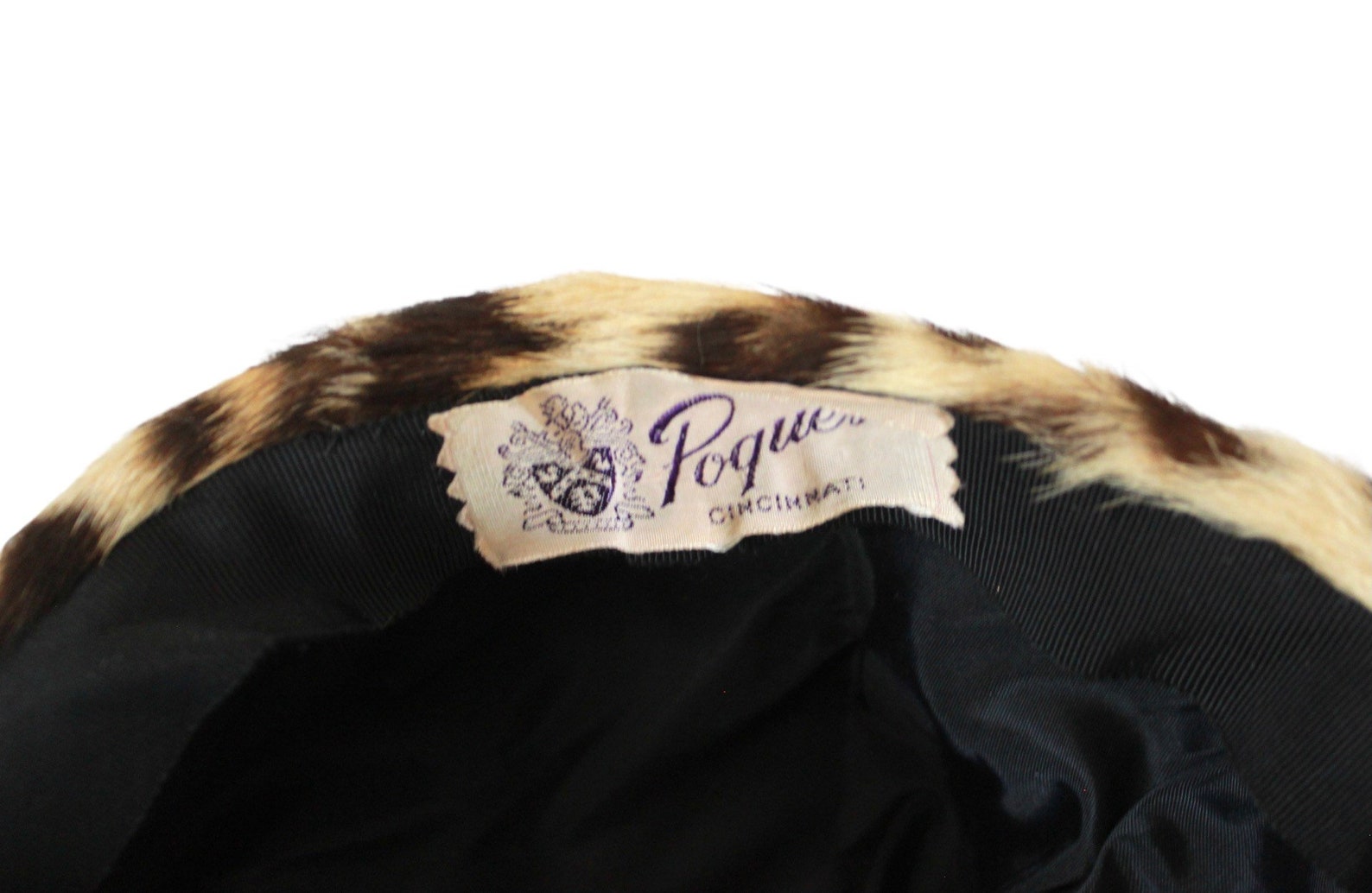 1940s Leopard Print Pillbox Hat 1940s Leopard Print Hat Etsy