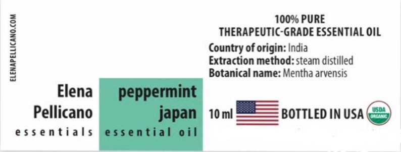 Peppermint 100% Certified Organic Essential Oil from Indonesia 10ml image 5