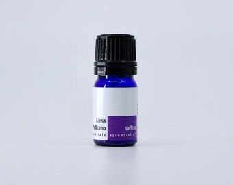 Saffron Essential Oil 100% Pure, 2ml or 5ml, Indian, Genuine Saffron Aromatherapy Oil, For Diffusers And Skin Women Gift