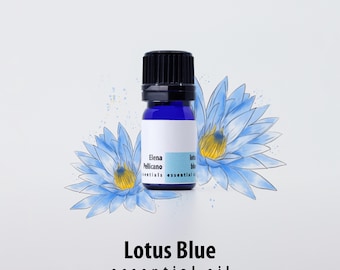 Blue Lotus Essential Oil – Pure, Rare, Spiritual Aroma (5ml, 1.8ml)