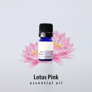 Pink Lotus Essential Oil – Rare Exquisite Floral Aroma – 100% Pure and Natural Therapeutic Grade – Undiluted – 5ml, 1.8ml