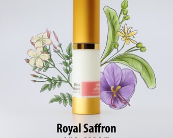 Anit-Aging Eye Cream for Sensitive Skin | Royal Saffron with real Saffron Essential Oil 15ml, 100% Natural