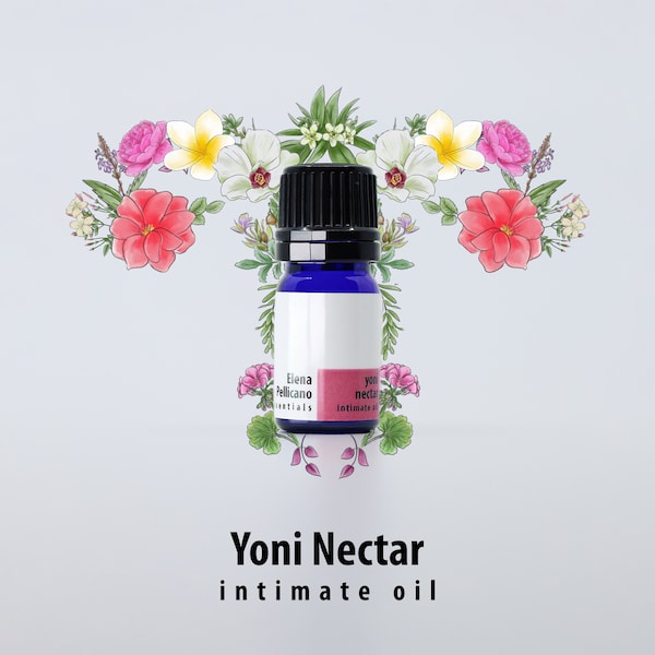 Yoni Nectar Intimate Essential Oil Blend, All Natural Vaginal care, Intimate Cleansing Yoni Oil, Sexual Wellness