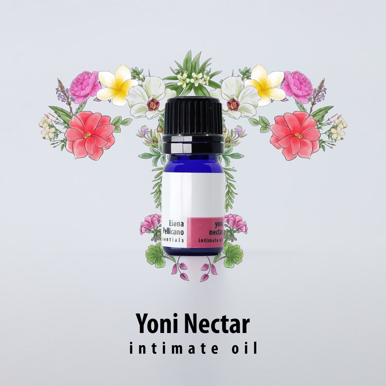 Yoni Nectar Intimate Essential Oil Blend, All Natural Vaginal care, Intimate Cleansing Yoni Oil, Sexual Wellness image 1