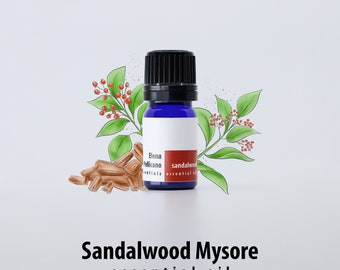 Sandalwood Mysore Essential Oil 100% Pure from India 5ml EXTREMELY RARE