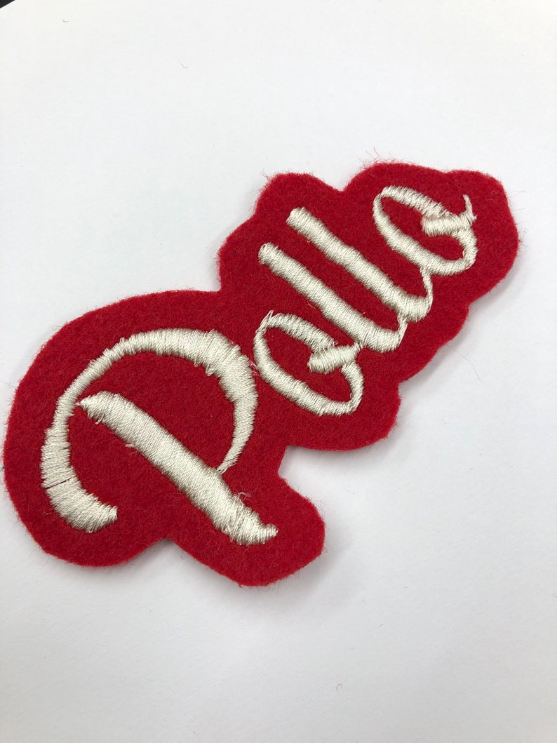 Custom monogram patch