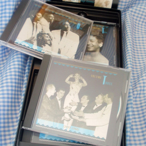 Vintage Musik 4 CD Set von 1996, Box 2, Vokalgruppe Klassiker, NEU in BOX, mit Booklet der Sänger, Nie benutzt, Drifters, Platten, Dion
