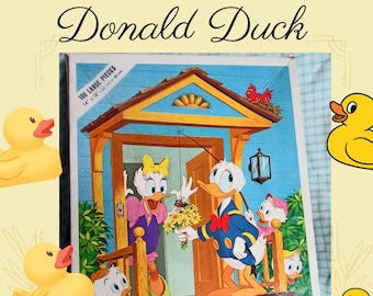 Vintage Donald Duck Puzzle: 100 Pieces, Whitman USA, 1960s