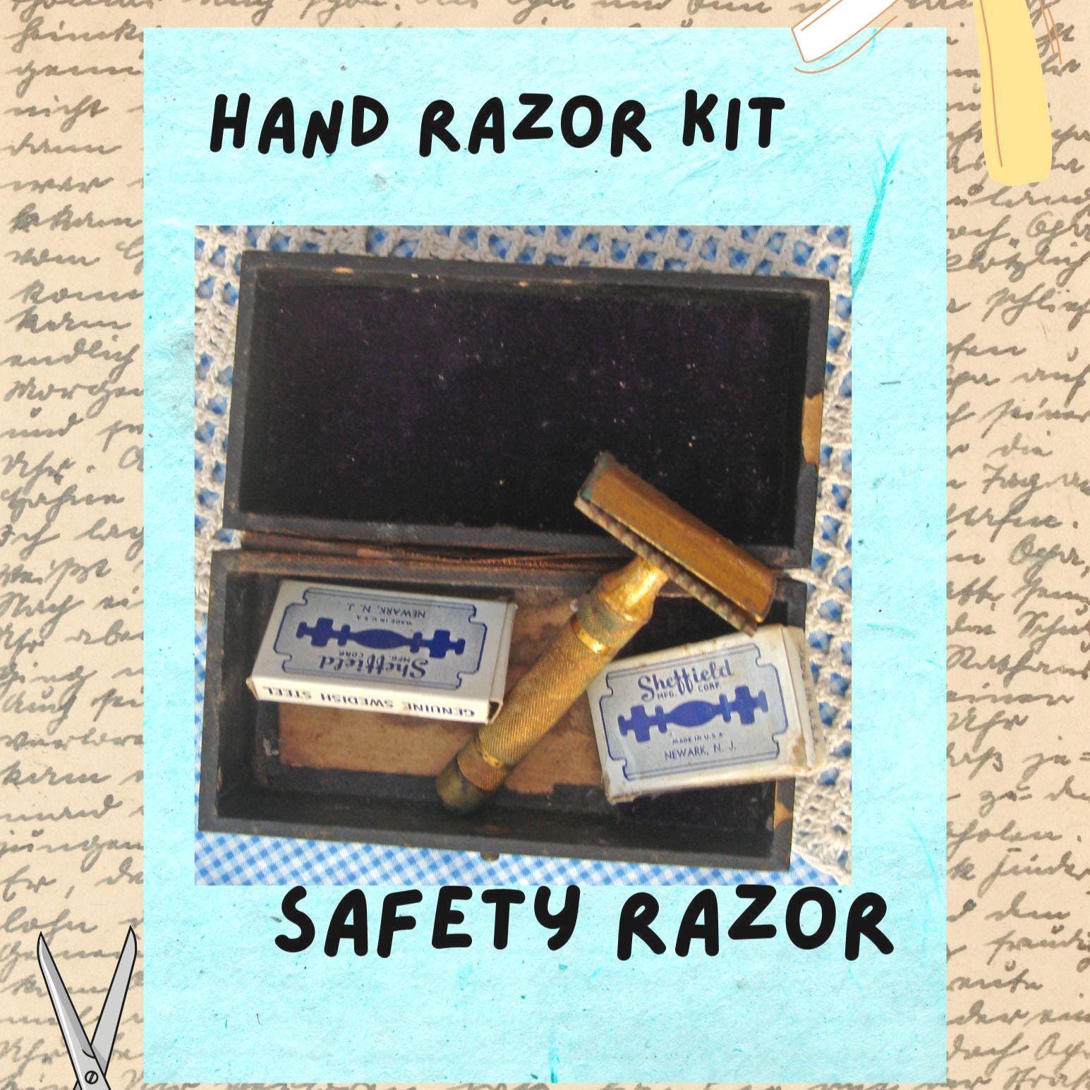 Antique Brass Gillette Razor in a Box - Etsy