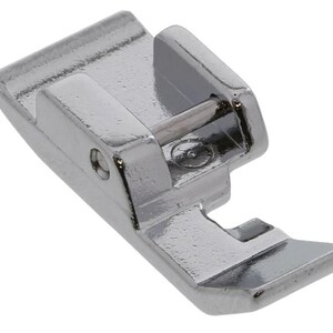 Sewing Machine Pressure Foot; Right Zipper side, Snap On,  (1 1/4&quot; x 1/2&quot;) (5)