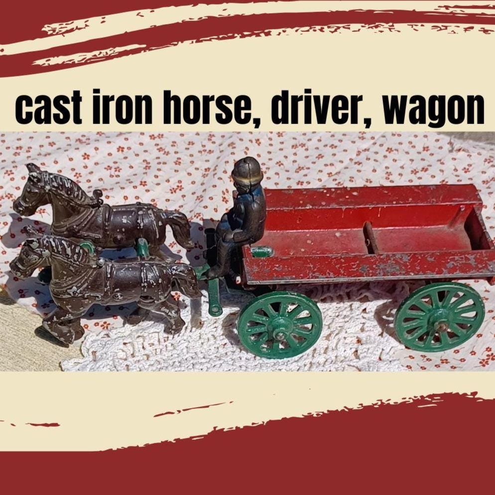 Two horse wagon - Etsy 日本