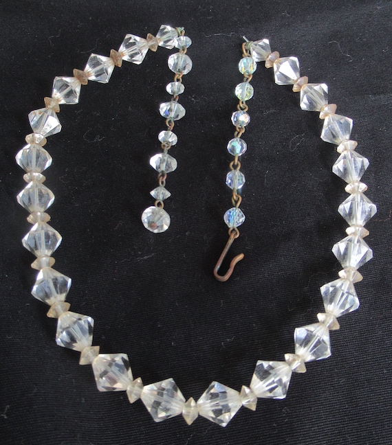 Laguna rhinestone necklace, Vintage Laguna rhinest