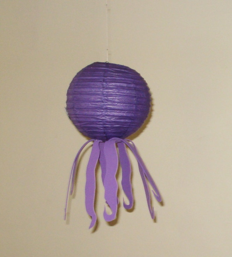 Octopus Paper Lantern. Purple Party Decorations Baby Etsy