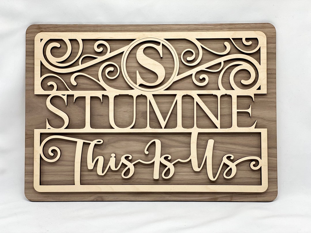 Personalized This is Us Wood Sign This is Us Sign Etsy
