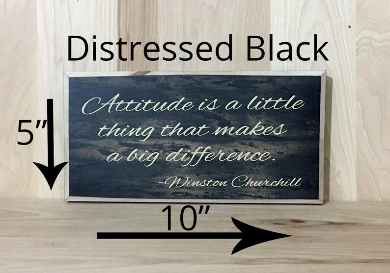 Winston Churchill wood sign quote attitude sign wooden | Etsy