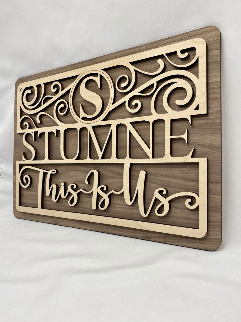 Personalized This is Us Wood Sign This is Us Sign Etsy
