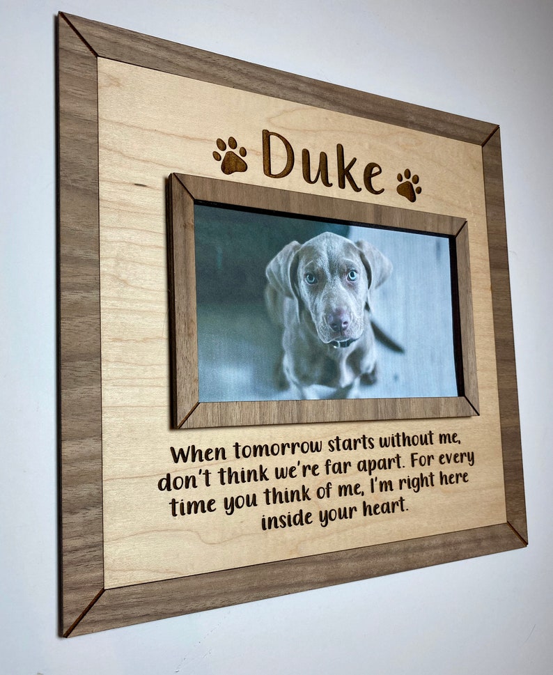 pet loss gift memorial sign memorial gift pet sign Personalized sign pet sympathy gift gift for dog lover pet memorial frame