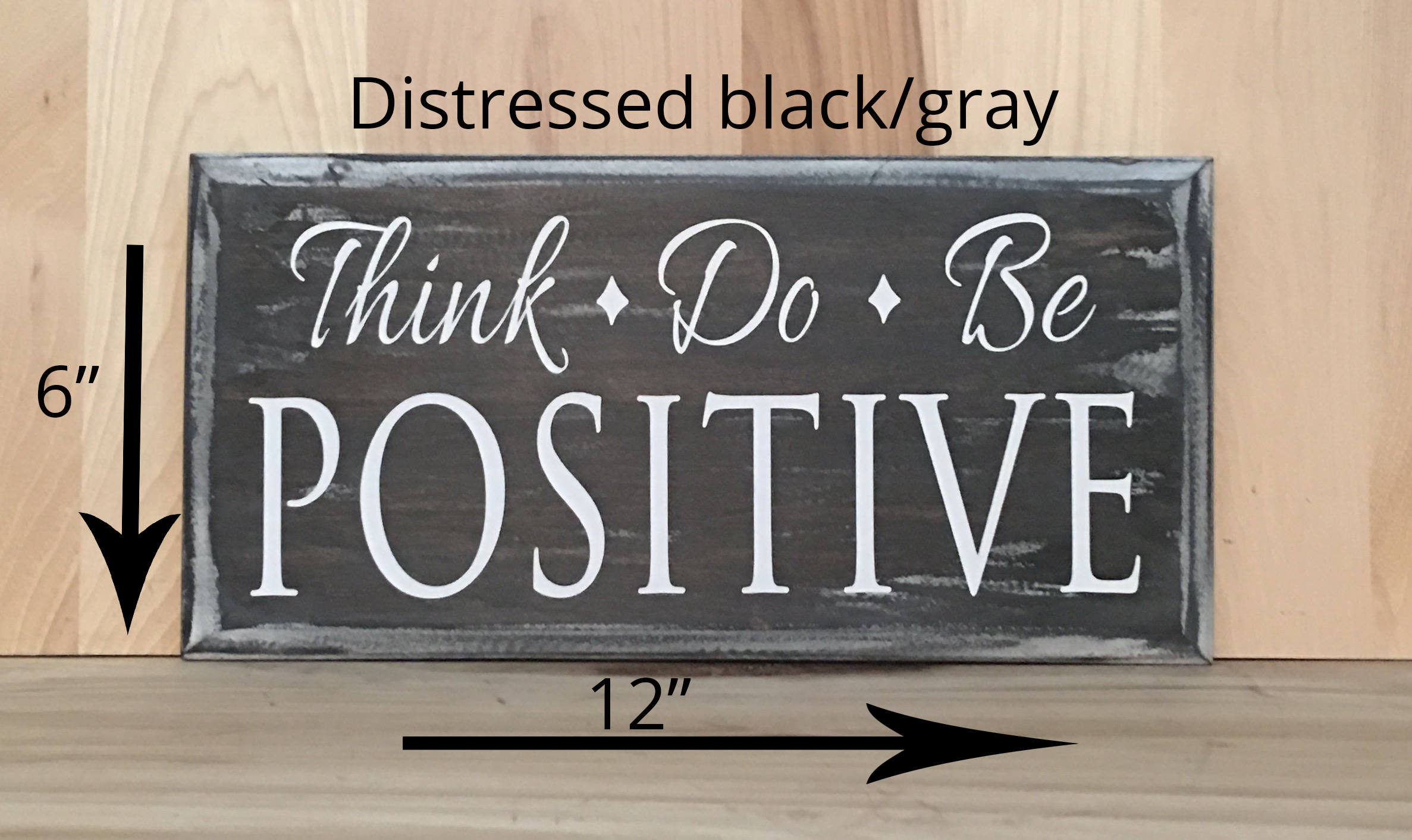 Think Positive Wood Sign With Saying, Inspirational Quote, Positive  Affirmation Custom Wooden Sign, Inspirational Wall Art, Wood Sign Quote -  Etsy