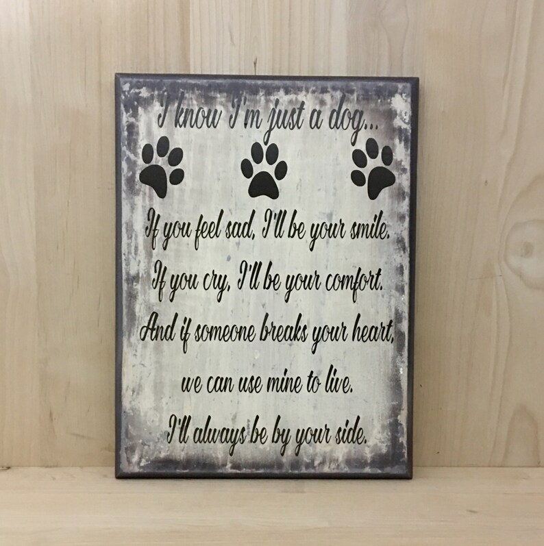 Just a Dog Gift for Pet Lover Gift for Dog Lover Dog Sign Etsy