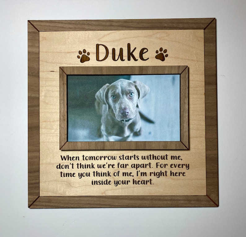 pet loss gift memorial sign memorial gift pet sign Personalized sign pet sympathy gift gift for dog lover pet memorial frame
