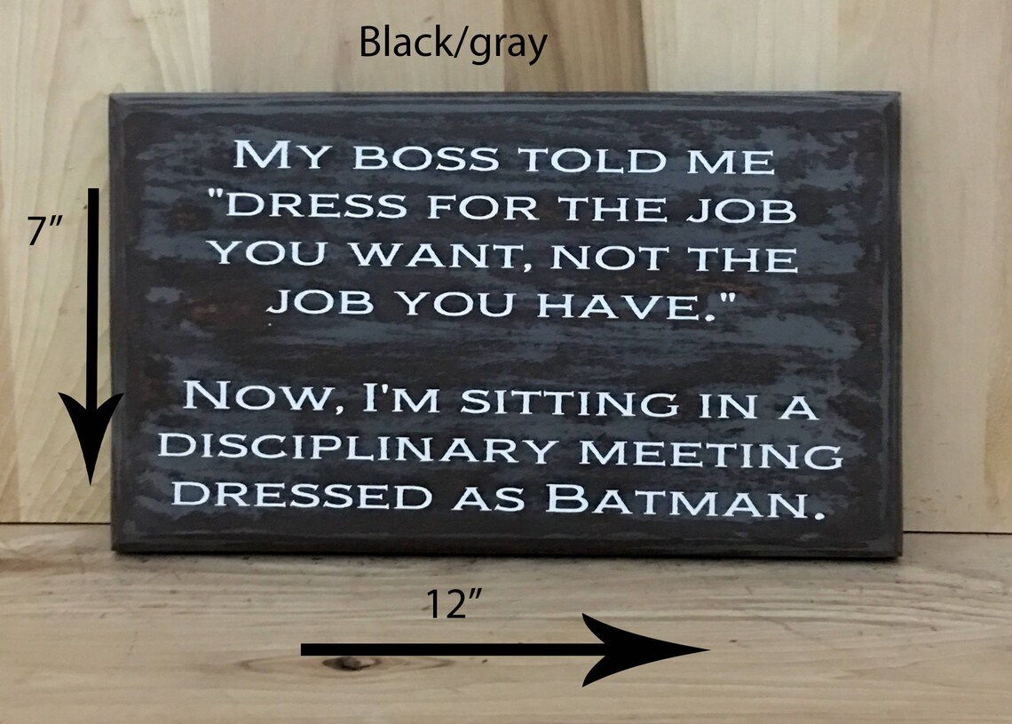 Boss Custom Wood Sign Funny Sign Humorous Gift Funny Gift Etsy