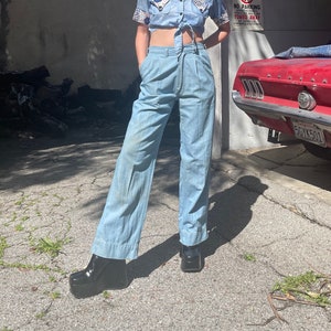 Vintage 40s 50s Kids Blue Cotton Pants | Barry Boy K.C. Vintage 40s 50s Kids Blue Cotton Pants | Barry Boy K.C.