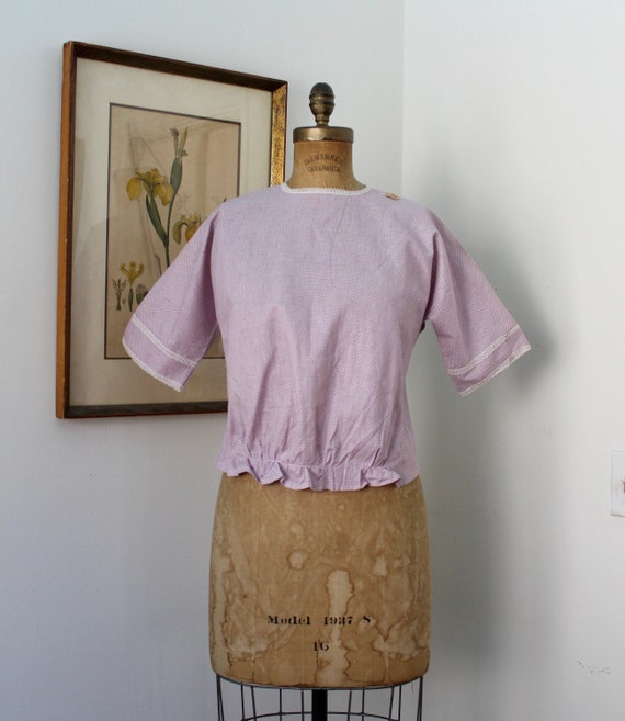 Edwardian Blouse / Vintage Edwardian Blouse / S M