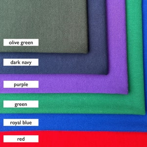 100% Cotton Fleece With Matching Rib USA Made Heavy Sweater Knit Fabric By the Yard