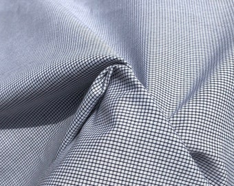 58" 100% Cotton Poplin Checkered Check Apparel &  Woven Fabric By the Yard