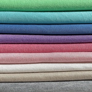60” Bamboo & Rayon 4-Way Stretch with Spandex Solid Jersey Knit Fabric By the Yard