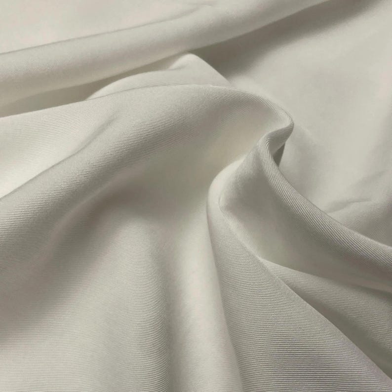 PFD Tencel Baby Twill Lyocell Fabric by the Yard - Eco-Friendly, Soft, Lightweight, Perfect for Dyeing & Garment Making imagen 1