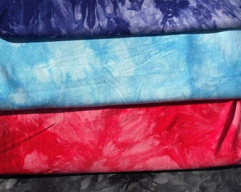 60” Bamboo 4-Way Stretch with Spandex Tie Dye Tie Dyed Apparel Jersey Knit Fabric By the Yard