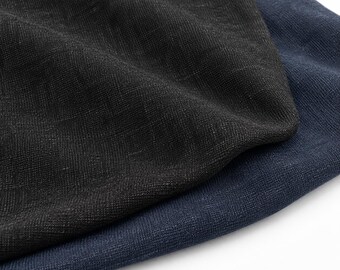 100% Linen Jersey Knit 8 Oz Sheer Knit Fabric By the Yard