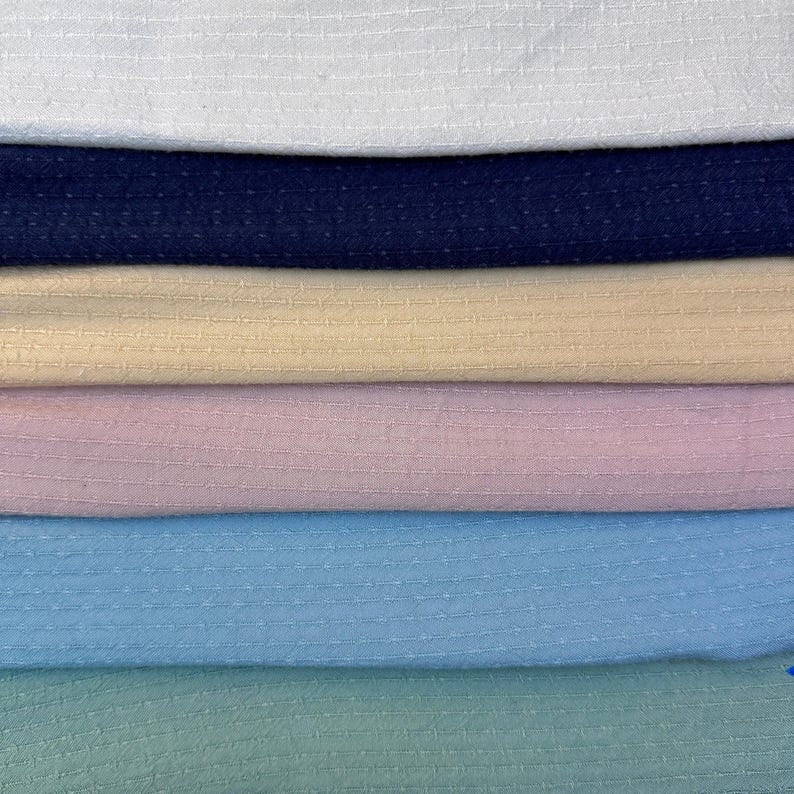 Jacquard Dobby Premium Tencel Woven Fabric | By the Yard image 1