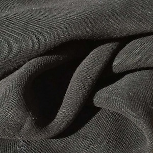 58&quot; 100% Lyocell Tencel Gabardine Twill Enzymed Wash Medium Weight Black Woven Fabric By The Yard