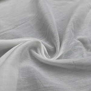 開店記念セール！ White - Thin and Lightweight Cotton Semi-sheer - Yard the by トップス