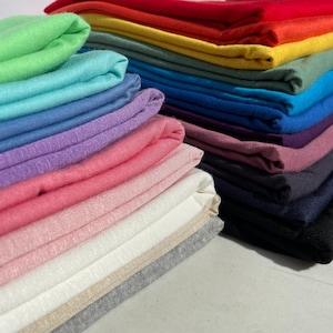 60” Bamboo & Rayon 4-Way Stretch with Spandex Solid Jersey Knit Fabric By the Yard