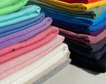 60” Bamboo & Rayon 4-Way Stretch with Spandex Solid Jersey Knit Fabric By the Yard