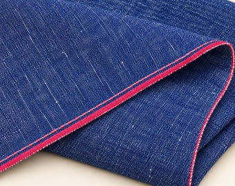 Premium Raw Japanese Selvedge Denim | 300 GSM Medium Weight | By The Yard | 32"-40" Wide