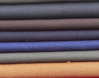 68" 100% Cotton Canvas 12 OZ Multiple Colors USA Upholstery Woven Fabric By the Yard